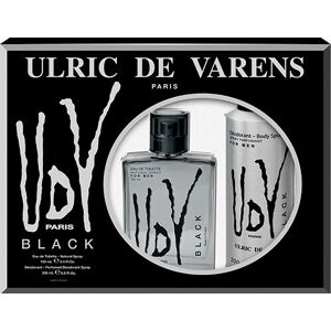 Ulric de Varens UDV Black Hommes - Coffret Parfums - Publicité Ulric de Varens UDV Black Hommes - Coffret Parfums - Publicité