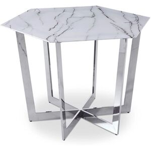 Menzzo - Zadig Verre - Hexagonale 120 cm - Table - Publicité Menzzo - Zadig Verre - Hexagonale 120 cm - Table - Publicité