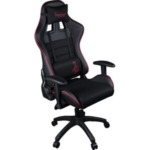 Silla de Juego Konix Drakkar KX DK BERSERK - Cuero sintético de alta calidad, Asiento acolchado, Negro/Rojo Silla de Juego Konix Drakkar KX DK BERSERK - Cuero sintético de alta calidad, Asiento acolchado, Negro/Rojo