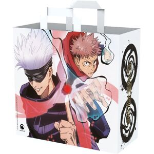 Konix Jujutsu Kaisen Weiße Tragetasche - Einkaufstasche Konix Jujutsu Kaisen Weiße Tragetasche - Einkaufstasche