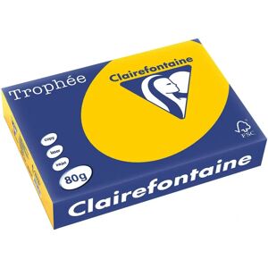 Clairefontaine Sonnenblumengelb 80g A4 Farbpapier - 500 Blatt Clairefontaine Sonnenblumengelb 80g A4 Farbpapier - 500 Blatt