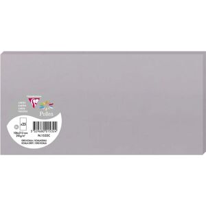 Clairefontaine Pollen Karten - 106x213mm, Grau Koala, Packung 25, 4er Set Clairefontaine Pollen Karten - 106x213mm, Grau Koala, Packung 25, 4er Set