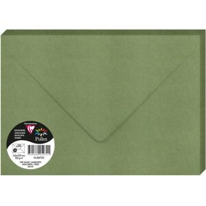 Clairefontaine Pollen Grön Kuvert C5 - Kuvert Clairefontaine Pollen Grön Kuvert C5 - Kuvert