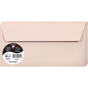 Enveloppes Opaline Pollen Clairefontaine - 110x220mm Lot de 4 - Publicité Enveloppes Opaline Pollen Clairefontaine - 110x220mm Lot de 4 - Publicité