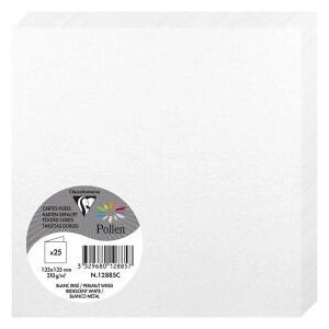 Carta di auguri Clairefontaine 12885C Bianco Perla - Cartolina di condoglianze/auguri Carta di auguri Clairefontaine 12885C Bianco Perla - Cartolina di condoglianze/auguri