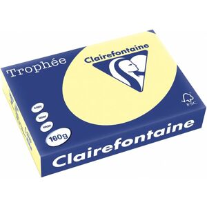 Clairefontaine Trophée A4 Yellow Paper - 160gsm, 250 Sheets Clairefontaine Trophée A4 Yellow Paper - 160gsm, 250 Sheets