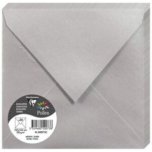 Clairefontaine Ezüst Boríték 165x165 120g - Boríték Clairefontaine Ezüst Boríték 165x165 120g - Boríték