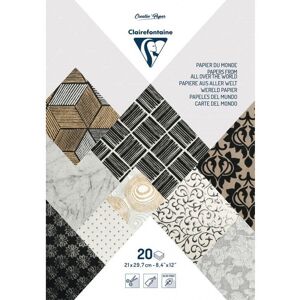 Block de Papel de Arte Clairefontaine - 20 Hojas - Papel de Arte Block de Papel de Arte Clairefontaine - 20 Hojas - Papel de Arte