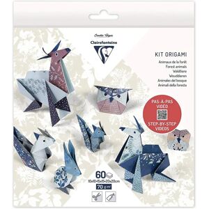 Clairefontaine Origami Készlet - Erdei állatok, 60 lap Clairefontaine Origami Készlet - Erdei állatok, 60 lap