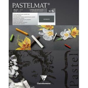 Clairefontaine Pastelmat No.6 Anthracite Art Paper - Pastel, 24x30cm Clairefontaine Pastelmat No.6 Anthracite Art Paper - Pastel, 24x30cm