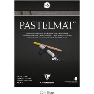 Clairefontaine Pastelmat Anthracite Pad - Art Paper Clairefontaine Pastelmat Anthracite Pad - Art Paper