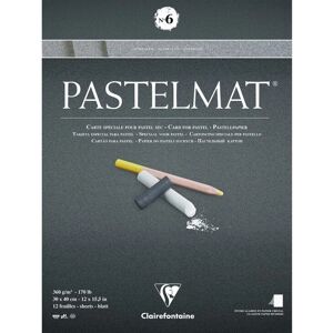 Clairefontaine Pastelmat Anthracite Pad - Art Paper Clairefontaine Pastelmat Anthracite Pad - Art Paper