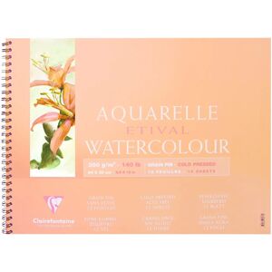 Clairefontaine 96452 C watercolor paper Fine Grain - Art paper pad Clairefontaine 96452 C watercolor paper Fine Grain - Art paper pad