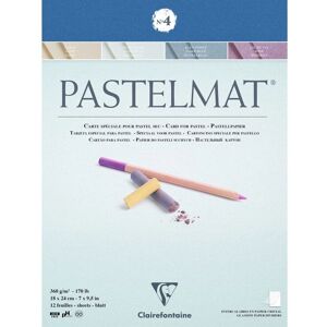 Clairefontaine Art Paper - Pastelmat No.4 18x24cm 12 Sheets Clairefontaine Art Paper - Pastelmat No.4 18x24cm 12 Sheets