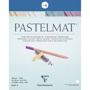 Clairefontaine Pastelmat No.4 Art Paper - 12 Sheets Clairefontaine Pastelmat No.4 Art Paper - 12 Sheets
