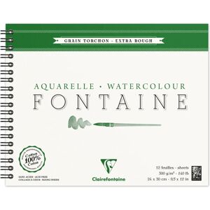 Clairefontaine 96321C Art Paper - Cotton, Rough, 24x30cm Clairefontaine 96321C Art Paper - Cotton, Rough, 24x30cm