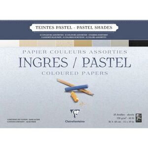 Clairefontaine Pastel Art Paper Pad - 25 Sheets - 36x48cm Clairefontaine Pastel Art Paper Pad - 25 Sheets - 36x48cm