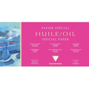 Clairefontaine 96491C Art Paper - Suitable for Oil Paints - 20x40cm - 25 Sheets Clairefontaine 96491C Art Paper - Suitable for Oil Paints - 20x40cm - 25 Sheets