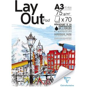 Clairefontaine Model 96534C White Drawing Paper Block - Drawing Paper Clairefontaine Model 96534C White Drawing Paper Block - Drawing Paper