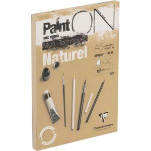 Clairefontaine Art Paper Pad - 250gsm, A5, 30 Sheets Clairefontaine Art Paper Pad - 250gsm, A5, 30 Sheets