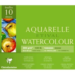Clairefontaine 96561C Kunstpapier - Strukturiertes Aquarellblock Clairefontaine 96561C Kunstpapier - Strukturiertes Aquarellblock