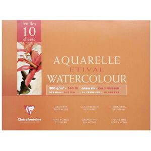 Clairefontaine Etival 36x48cm 300g grano fino - bloc de papel para acuarela Clairefontaine Etival 36x48cm 300g grano fino - bloc de papel para acuarela