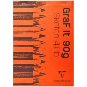 Bloczek papieru artystycznego Clairefontaine 96623C - 80 kartek, A4, Bez kwasu Bloczek papieru artystycznego Clairefontaine 96623C - 80 kartek, A4, Bez kwasu