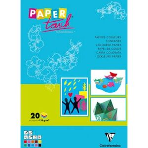 Papier artystyczny Clairefontaine 97148C - Różnokolorowy, 20 Arkuszy Papier artystyczny Clairefontaine 97148C - Różnokolorowy, 20 Arkuszy