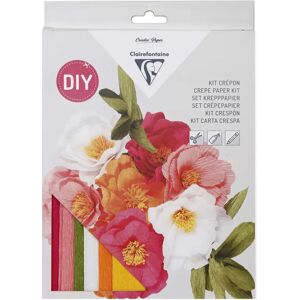 Clairefontaine KIT CRÉPON - Bouquet of Flowers - 20.5x1.5x30cm - Assortiment - Lot of 3 - Craft Kit Clairefontaine KIT CRÉPON - Bouquet of Flowers - 20.5x1.5x30cm - Assortiment - Lot of 3 - Craft Kit