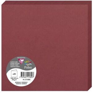 Clairefontaine 12180C Maroon Folded Card - Greeting/Sympathy Clairefontaine 12180C Maroon Folded Card - Greeting/Sympathy