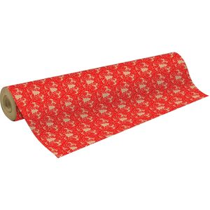 Clairefontaine Kraft 70g - Red & White Christmas Pattern - Wrapping Paper Clairefontaine Kraft 70g - Red & White Christmas Pattern - Wrapping Paper