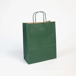 Clairefontaine Green Kraft Paper Gift Bags - Packaging Paper Bag - 22x10x27cm Clairefontaine Green Kraft Paper Gift Bags - Packaging Paper Bag - 22x10x27cm