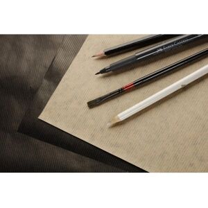 Clairefontaine 395729C art paper - 10m x 1m - black/maroon - art paper Clairefontaine 395729C art paper - 10m x 1m - black/maroon - art paper