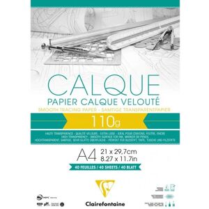 Clairefontaine 975106C Transparent Tracing Paper - A4 Clairefontaine 975106C Transparent Tracing Paper - A4