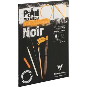 Clairefontaine Black A3 20 Sheets 250G - MultiTech Paper Clairefontaine Black A3 20 Sheets 250G - MultiTech Paper