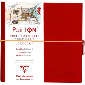 Notes PaintON Clairefontaine - Czerwony - Gruby papier - Wielofunkcyjny - Profesjonalny Notes PaintON Clairefontaine - Czerwony - Gruby papier - Wielofunkcyjny - Profesjonalny