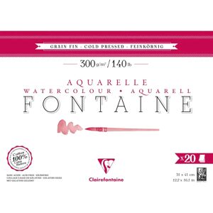 Clairefontaine Fontaine Rouge 20F 31x41cm 300g Papier d'Art - Papier d'Art - Publicité Clairefontaine Fontaine Rouge 20F 31x41cm 300g Papier d'Art - Papier d'Art - Publicité