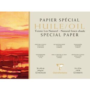 Papier d'Art Clairefontaine 975825C - 240g, Texture lin, Sans acide - Publicité Papier d'Art Clairefontaine 975825C - 240g, Texture lin, Sans acide - Publicité