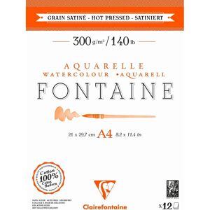 Clairefontaine Orange A4 300g Satin Art Paper - Pack of 5 Clairefontaine Orange A4 300g Satin Art Paper - Pack of 5