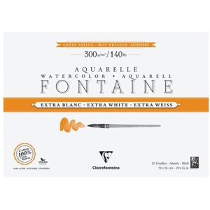 Clairefontaine 976023C - 51x36 cm - 300 g - Art paper pad - Publicité Clairefontaine 976023C - 51x36 cm - 300 g - Art paper pad - Publicité