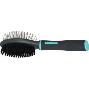Brosse pour chiens Zolux - Double face, Métal & Nylon, Petit - Publicité Brosse pour chiens Zolux - Double face, Métal & Nylon, Petit - Publicité