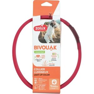 Collier LED Rouge Zolux BIVOUAK pour chiens - Collier pour chien - Publicité Collier LED Rouge Zolux BIVOUAK pour chiens - Collier pour chien - Publicité