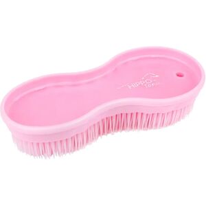 Brosse de toilettage cheval rose - Outil de soin multifonction - Publicité Brosse de toilettage cheval rose - Outil de soin multifonction - Publicité