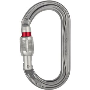 Petzl M33A SL Grå låsbar D-formad klätterkarabin - 70g Petzl M33A SL Grå låsbar D-formad klätterkarabin - 70g