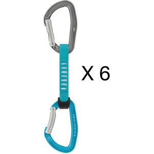 Petzl DJINN AXESS Karabiner-Set - 6 Stück, Türkis Petzl DJINN AXESS Karabiner-Set - 6 Stück, Türkis