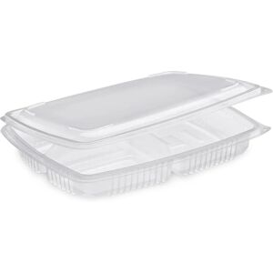 CSJ EMBALLAGES - 20 bandejas microondas - 3 compartimentos - 1380 ml CSJ EMBALLAGES - 20 bandejas microondas - 3 compartimentos - 1380 ml