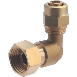Angolo di compressione Noyon & Thiebault per tubo da 12 mm - Rondella femmina libera - Raccordo tubo Angolo di compressione Noyon & Thiebault per tubo da 12 mm - Rondella femmina libera - Raccordo tubo