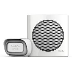 Extel diBi Flash Soft White Draadloze Deurbel - 200m Extel diBi Flash Soft White Draadloze Deurbel - 200m