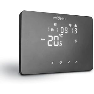 Thermostat WiFi Avidsen - Noir - Modèle 127073 - Contrôle du chauffage - Publicité Thermostat WiFi Avidsen - Noir - Modèle 127073 - Contrôle du chauffage - Publicité