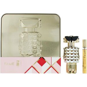 Paco Rabanne Fame Eau De Parfum - 80ml + Reise Spray 10ml - Gavesett Paco Rabanne Fame Eau De Parfum - 80ml + Reise Spray 10ml - Gavesett